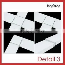 Useful T5 Led White Black Suspended Steel Ceiling Office Lighting thumbnail-4