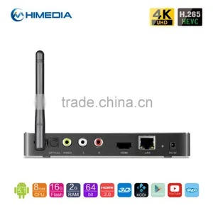 Octa Core Android 5.1 Lollipop TV BOX 4K Media Player HDMI2.0 60fps Remote H8 Amlogic S905 Android Smart tv Box thumbnail-1