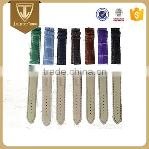 Mens 18mm Width Crocodile Leather Watch Band thumbnail-6
