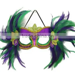 Natural Feather Mask thumbnail-1