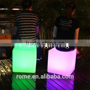 Charging Waterproof Festival Decoration Necessary Party Square Stool Outdoor Lighting Party Decor Led Cube Living Color Light thumbnail-1