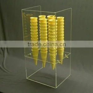Acrylic Ice Cream Cone Display Holder thumbnail-1