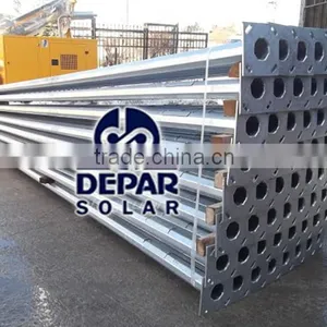 9m Polygon Street Light Pole -hot Dip Galvanized Lamp Post, Lamp Column thumbnail-4