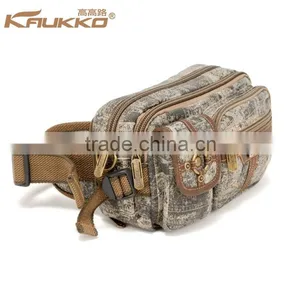 Trade Assurance Factory Khaki Color Clutch Bag Canvas Clutch Bag Canvas Men Waist Bag thumbnail-2