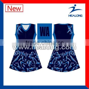 New Desgin Netball Uniforms thumbnail-1