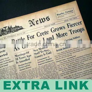 Elegant Kraft Paper Newspaper Printing thumbnail-1