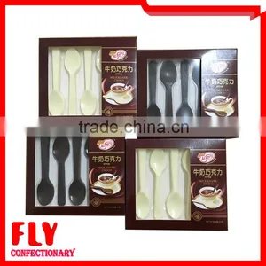 Fancy Spoon Shaped Chocolate , Dark / Milk Chocolate Candy thumbnail-1