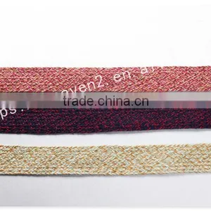 High Quality 2.2 cm Width Muti-colors Yarn Dyed Polyester Twill Tape Wholesale thumbnail-2