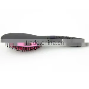 Private Label 2016 Wholesale High Quality Creative Electric Hair Straightening Brush Tops 10 Ceramic Hair Straighteners Comb thumbnail-6