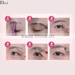 Double End Small Private Label Eyebrow Brush With Palette thumbnail-4