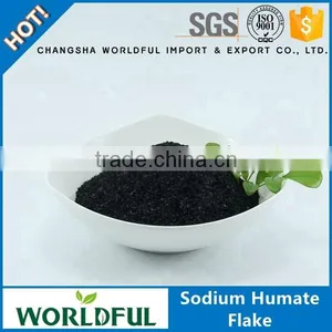 High Quality Organic Sodium Humate Shiny Powder for Stimulate Plant Growth thumbnail-1