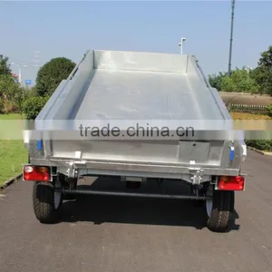 Top 1 Quality Economic 10x5ft Hot Dipped Galvanized Hydraulic Heavy Duty Farm Used Tandem Trailers thumbnail-2