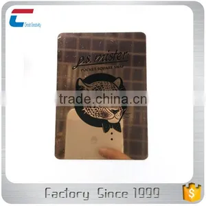 Custom Rose Golden Mirror Metal Business Cards thumbnail-2