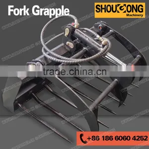 Fork Grapple for Mini Skid Steer Loader, Dingo Fork Grapple thumbnail-1