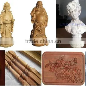 Six Spindles 4 Axis CNC Router 3D Engraving Machine for Advertisement And Wood Process thumbnail-3