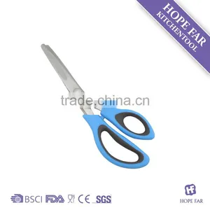 0200049 Comfortable Rubber Handle Pinking Scissors thumbnail-1