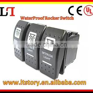 12V 24V Auto/ Marine LED ROCKER SWITCH INTERIOR LIGHT thumbnail-1