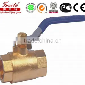 High Quality CE Cert Brass Ball Valve With Lron Handle thumbnail-1