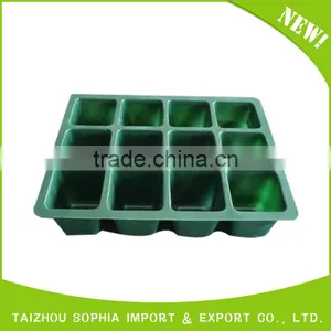 12 Cells Trays Set With Cover and Pallet,12 Cells Plug Seed Tray thumbnail-1