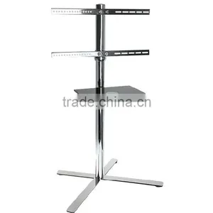 LCD LED TV Stand With Universal Mounting System Stainless Steel TV Stand thumbnail-2