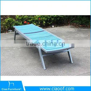 Outdoor Rattan Lounge Furniture Aluminum Sun Lounger Beach Chair thumbnail-4