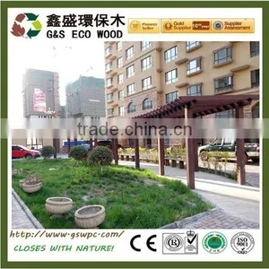 Waterproof Wpc Wooden Pergola Outdoor Easy Install Wpc Pergola thumbnail-1