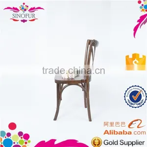 Wholesale Price Wooden Cross Back Dining Chair thumbnail-1
