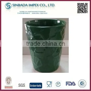 Colored Round Clay Flower Pots thumbnail-1