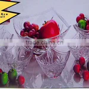 2014 New Glass Bowl ,wholesale 7pcs Glass Set thumbnail-1