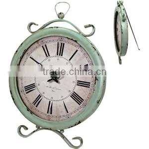 Hot Sale!!!Antique Metal Decorative Floor Standing Clock thumbnail-1