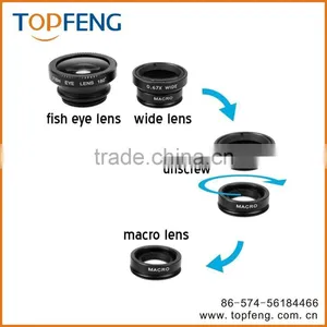 3 in 1 Fisheye-Lens + Wide Angle + Macro Lens Clip Camera Photo Kit For Smart Phones thumbnail-3