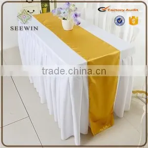 Royal Soft Quilt Satin Table Runner for Wedding and Home Use Decoration thumbnail-3
