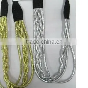 Braided Headband, Braided Hair Bands, Elastic Headband thumbnail-1