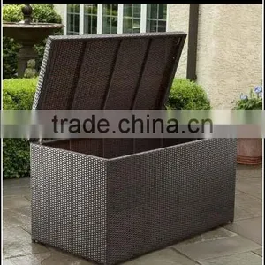 SGS HDPE Rattan Outdoor Storage Box thumbnail-1
