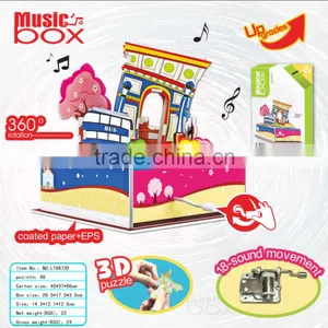 2017 Newly-developed 3D Music Box Puzzle in HK Fair LT8872D thumbnail-1