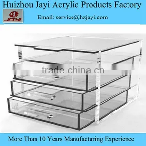 OEM Clear Acrylic Organizer Acrylic Jewelry Boxes Acrylic Ice Box thumbnail-1