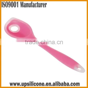 Non-stick Silicone Slotted Spoon With Nylon /plastic/stainless Steel Handle thumbnail-1