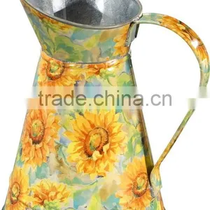 Good Quality METAL JUG FLOWER PITCHER WEDDING VASE thumbnail-1