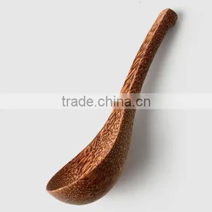 Coconut Wood Small Scoop, Set of Four thumbnail-3