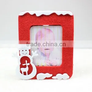 Hot Best Selling New Products Red Home Decor Craft Wholesale Felt Fabric 3d Christmas Family Tree Baby 12 Month Photo Frame thumbnail-1