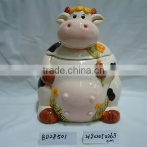 Ceramic Cow Sugar Pot 28501 thumbnail-1