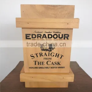 2016 Hot Sale Wooden Gift & Craft Industrial Use and Handmade Feature Wine Box thumbnail-4