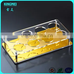 Party Clear Acrylic Beer Cup Display Stand Holders For Desks thumbnail-6