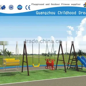(CHD-882) Residential Outdoor Wholesale Plastic Swing Sets thumbnail-1