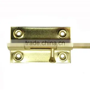Popular Iron Barrel Bolt, 3" Brass Finish Door Bolt, Window Barrel Bolt Lock thumbnail-3