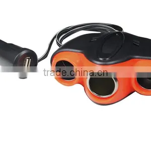 12V/24V Car Cigarette Lighter Three Socket thumbnail-1