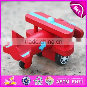 Wholesale Kids Mini Wooden Toy Plane W04A198-S thumbnail-1