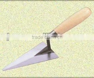 Wooden Handle Carbon Steel Bricklaying Trowel thumbnail-1