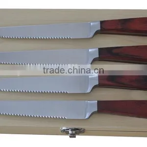 Wooden Gift Box 6PCS Steak Knife Set thumbnail-2