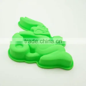 11181 Funny Rabbit Shaped Silicone Cake Mold thumbnail-4